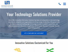 Tablet Screenshot of innovativeis.com